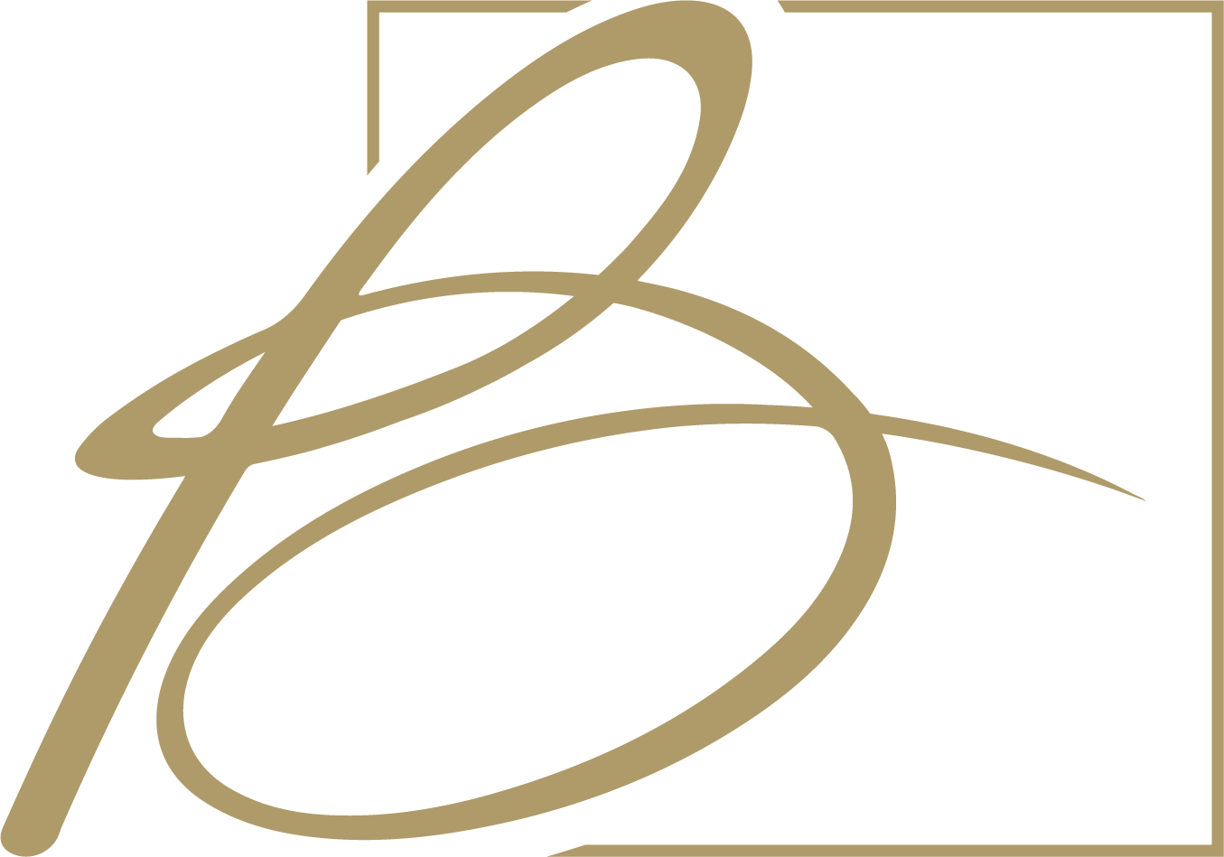 Bellevue icon quadratisch gold